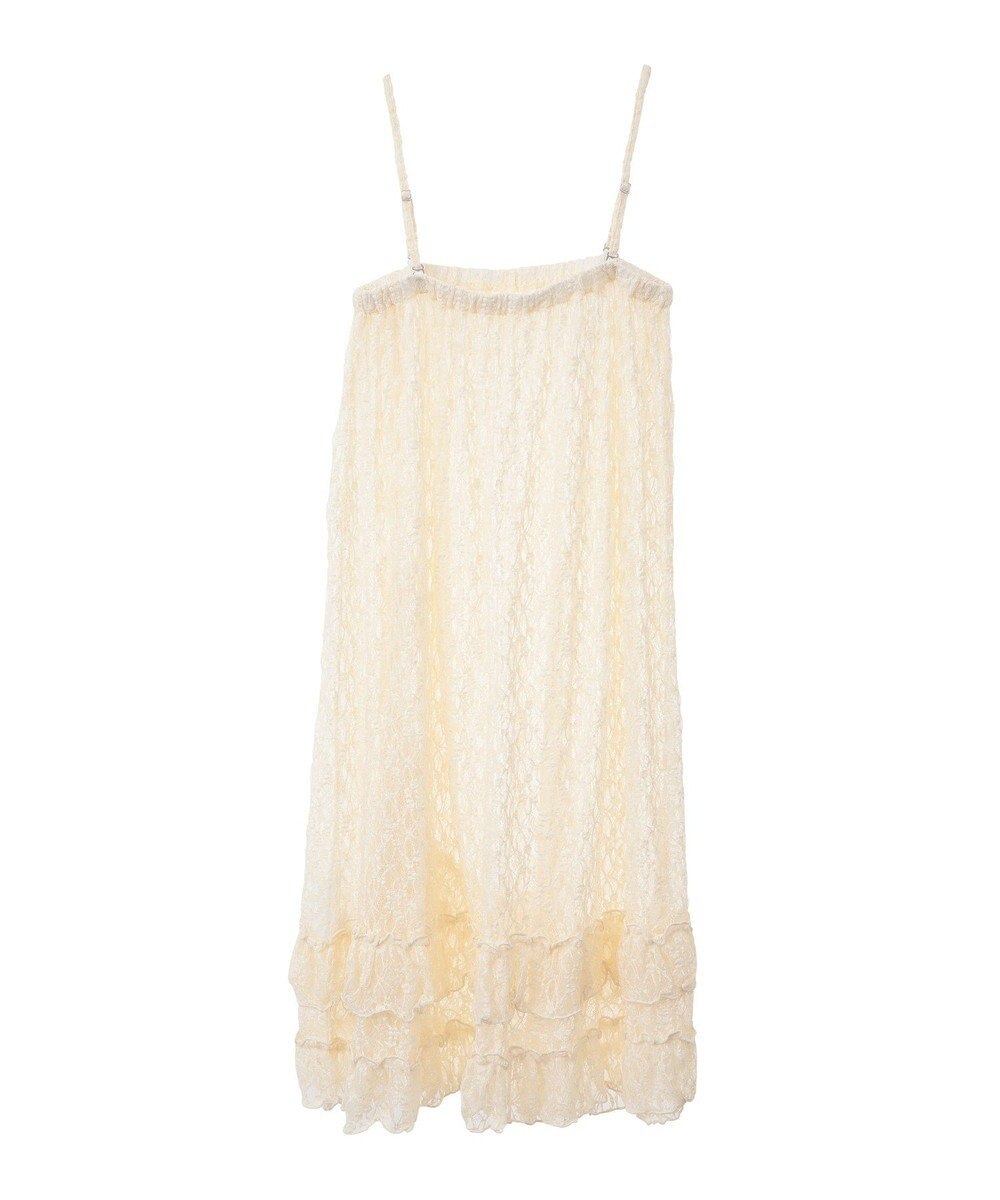 earth music&ecology ２ｗａｙレースレイヤードスカート 