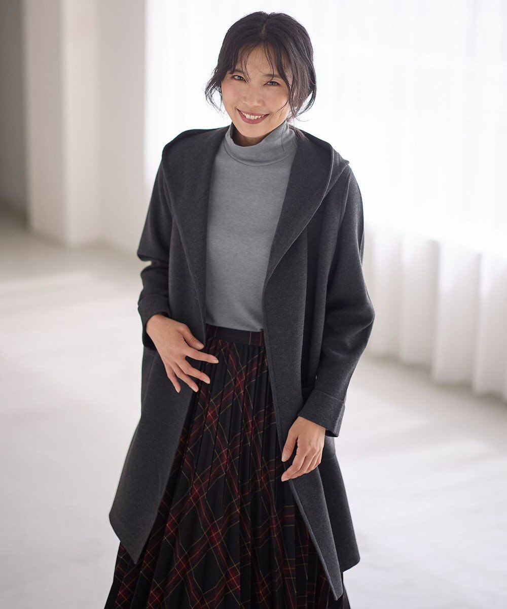 ANY 【洗濯機可】フーディーコーディガン 