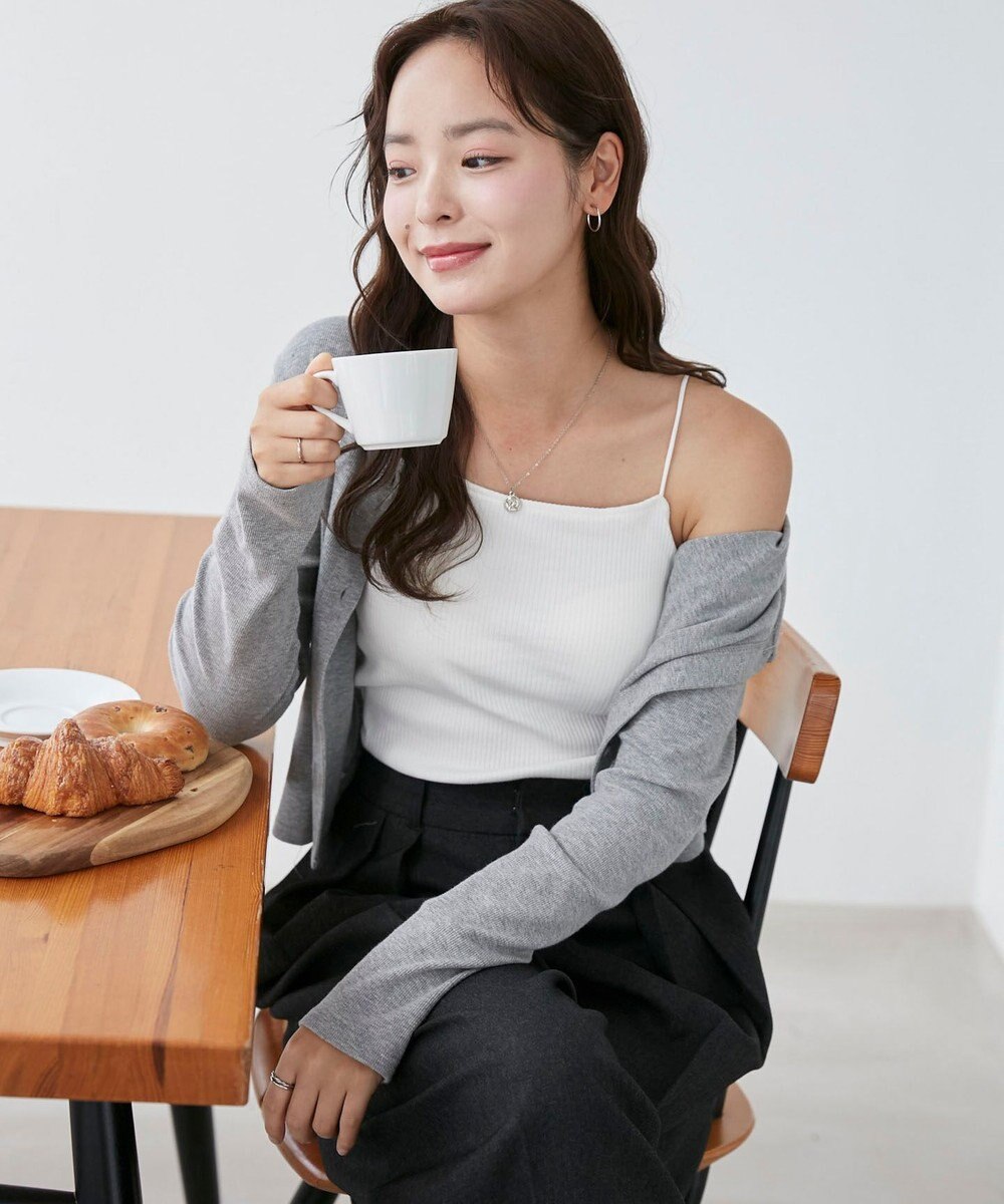 WEGO 【カップ付きインナー】なちゅ盛れカップインキャミ 