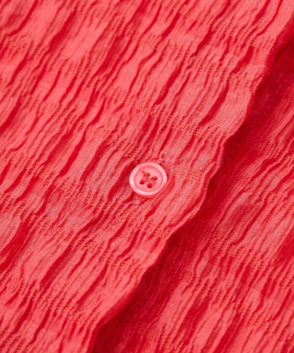 Green Parks シアーシャーリングフレンチスリーブシャツ 