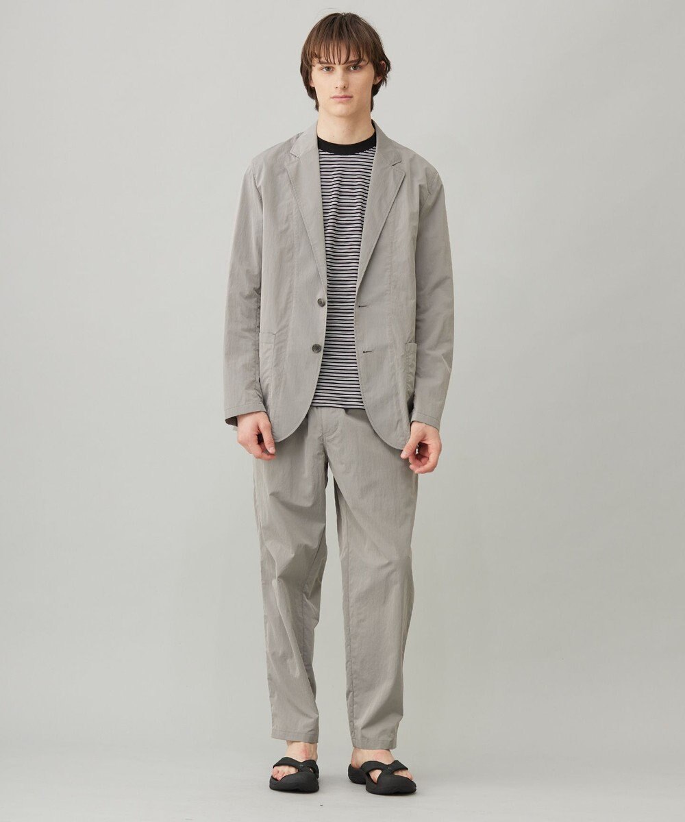 UNFILO MENS 耐久撥水 ライトテーパードパンツ 