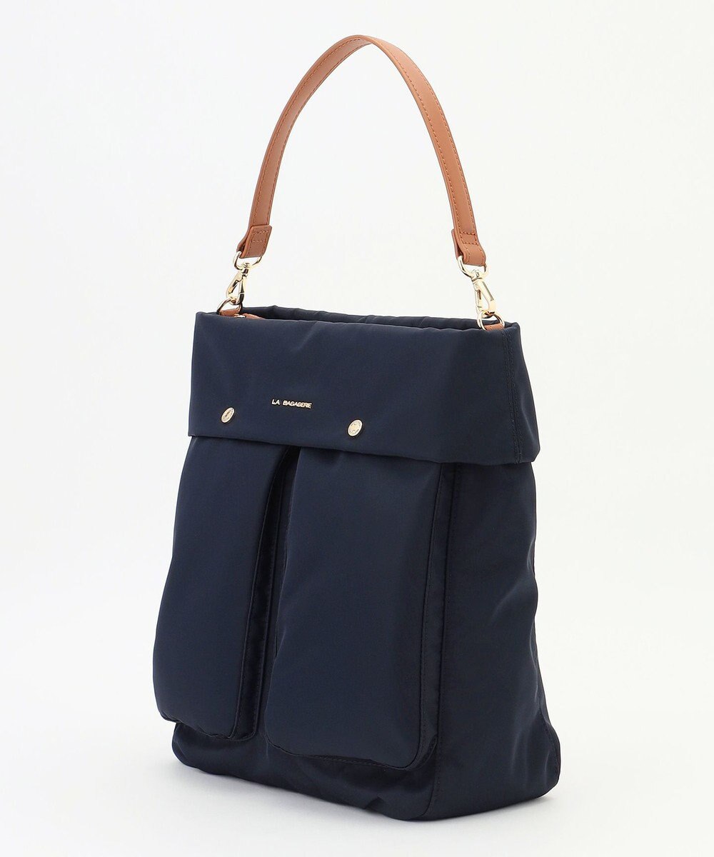 LA BAGAGERIE ダブルフロントポケット2WAYビッグショルダー 