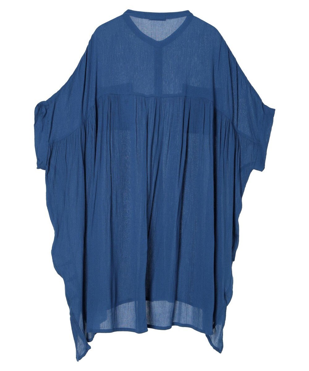 earth music&ecology レーヨンポケットシャツチュニック 