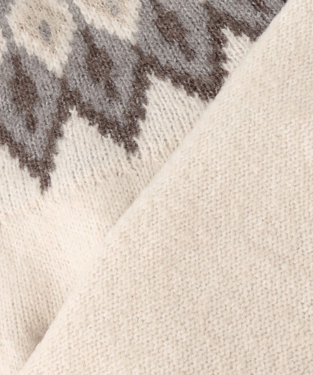 ANY 【洗濯機可能】フェザー求心ニット 