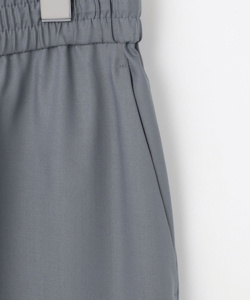 自由区 S 【カタログ掲載・洗える】フルダルスパンマイクロピーチワイドストレート パンツ 