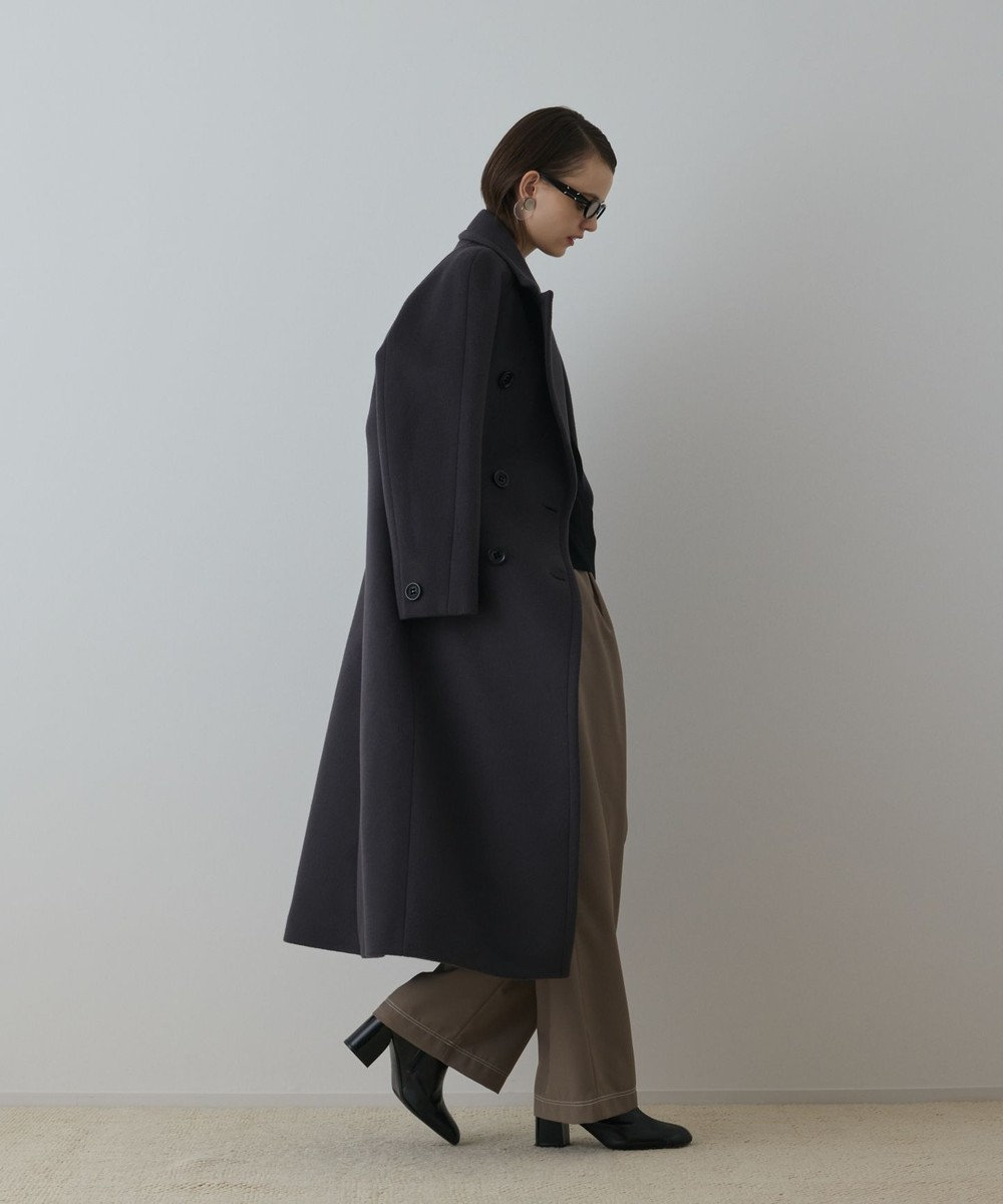 GRACE CONTINENTAL ショートビーバーロングコート 