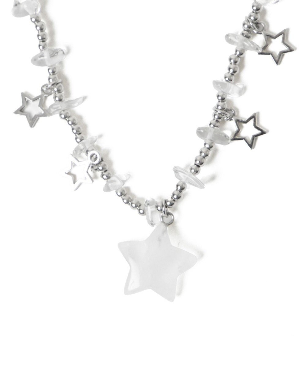 WEGO Lスターストーンデザインネックレス 