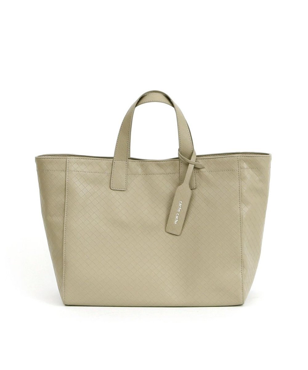 UNBILLION カシュカシュ cachecache / メッシュエンボスA4ショッパートート 