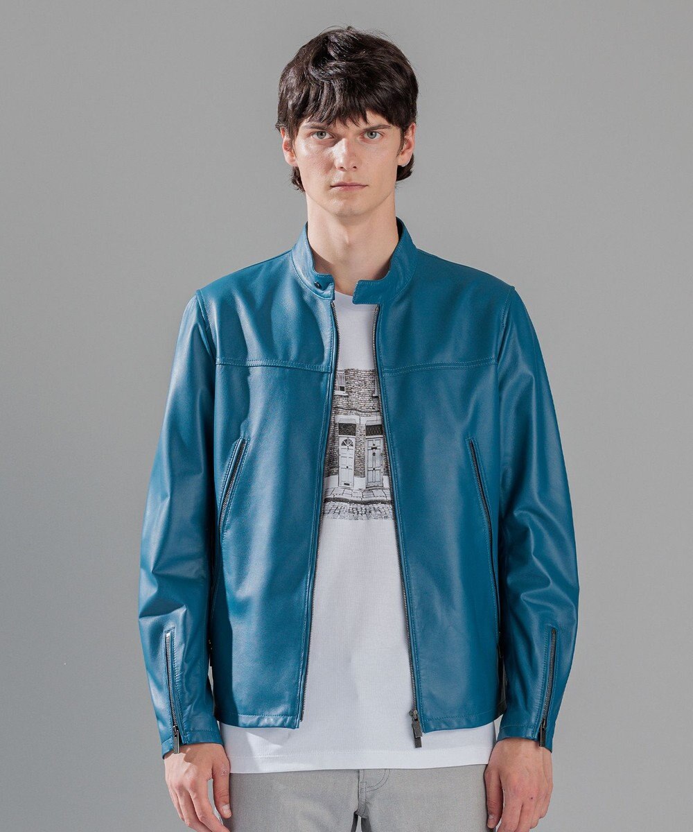 JOSEPH HOMME ライトラムナッパ レザー   シングルライダース 