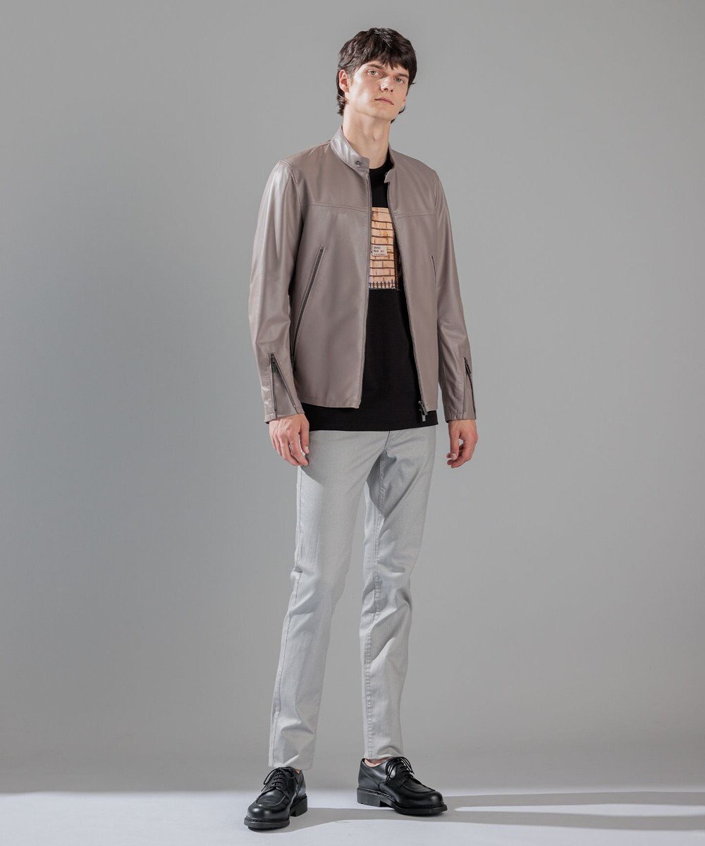 JOSEPH HOMME ライトラムナッパ レザー   シングルライダース 