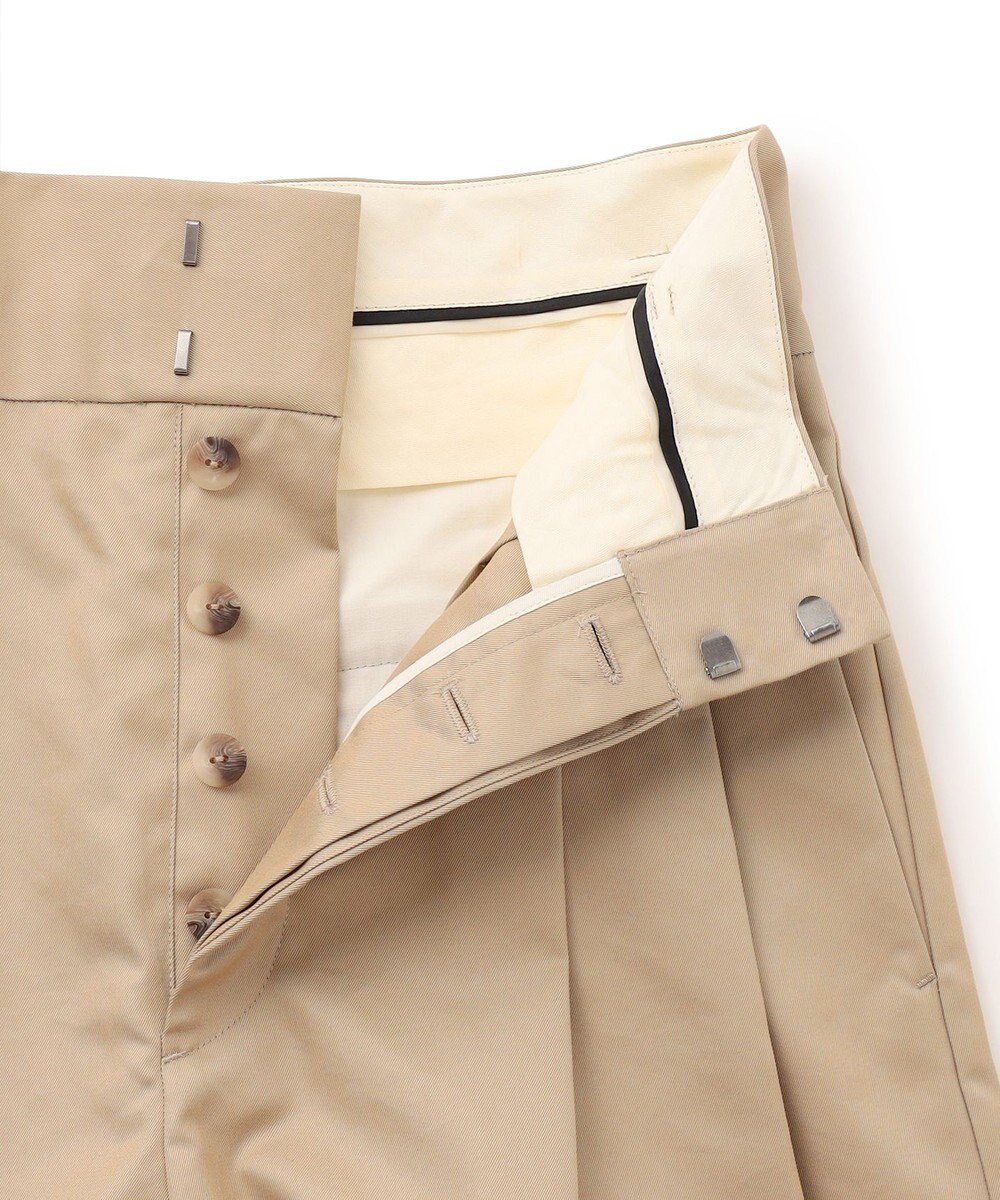 uncrave チノギャバジン ワイドトラウザー 