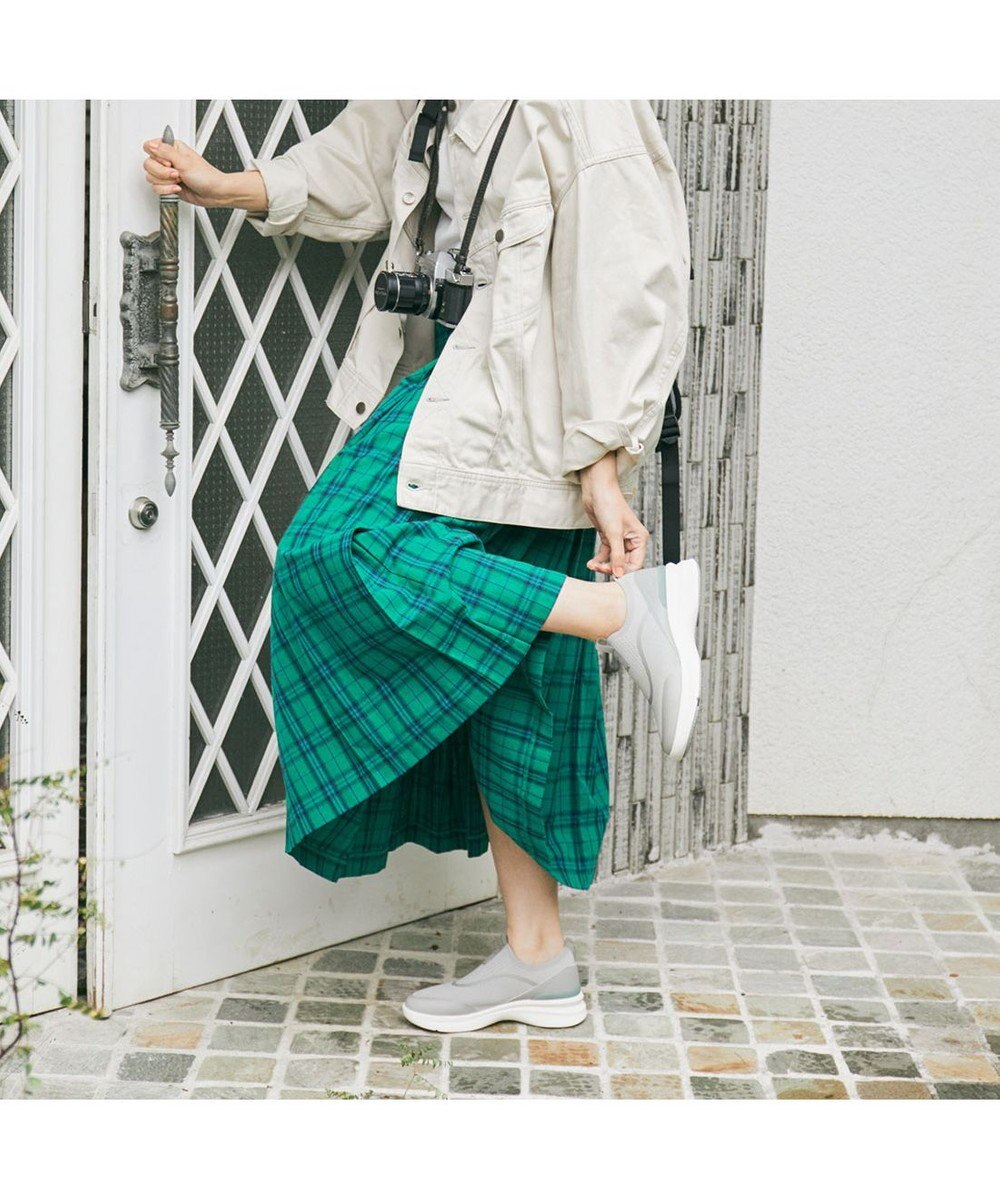 ing <ing>【レイン対応】ニットスリッポンスニーカー 