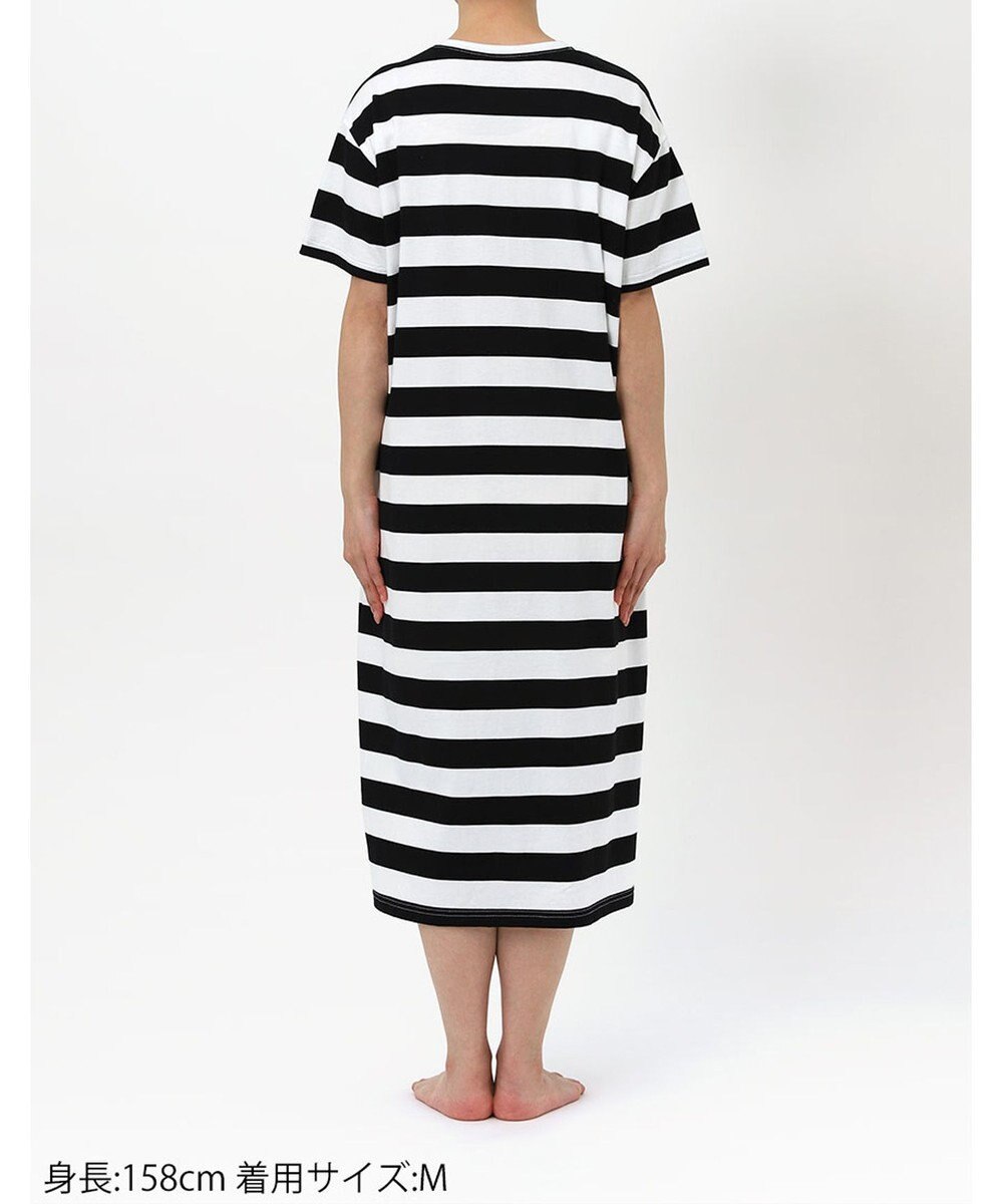 WACOAL ワコール_リラックス＆スリープ ネグリジェ 4分袖 綿100%(本体) PEANUTS スヌーピー ロング丈(ふくらはぎ付近) レディース FNT156 /ワコール 