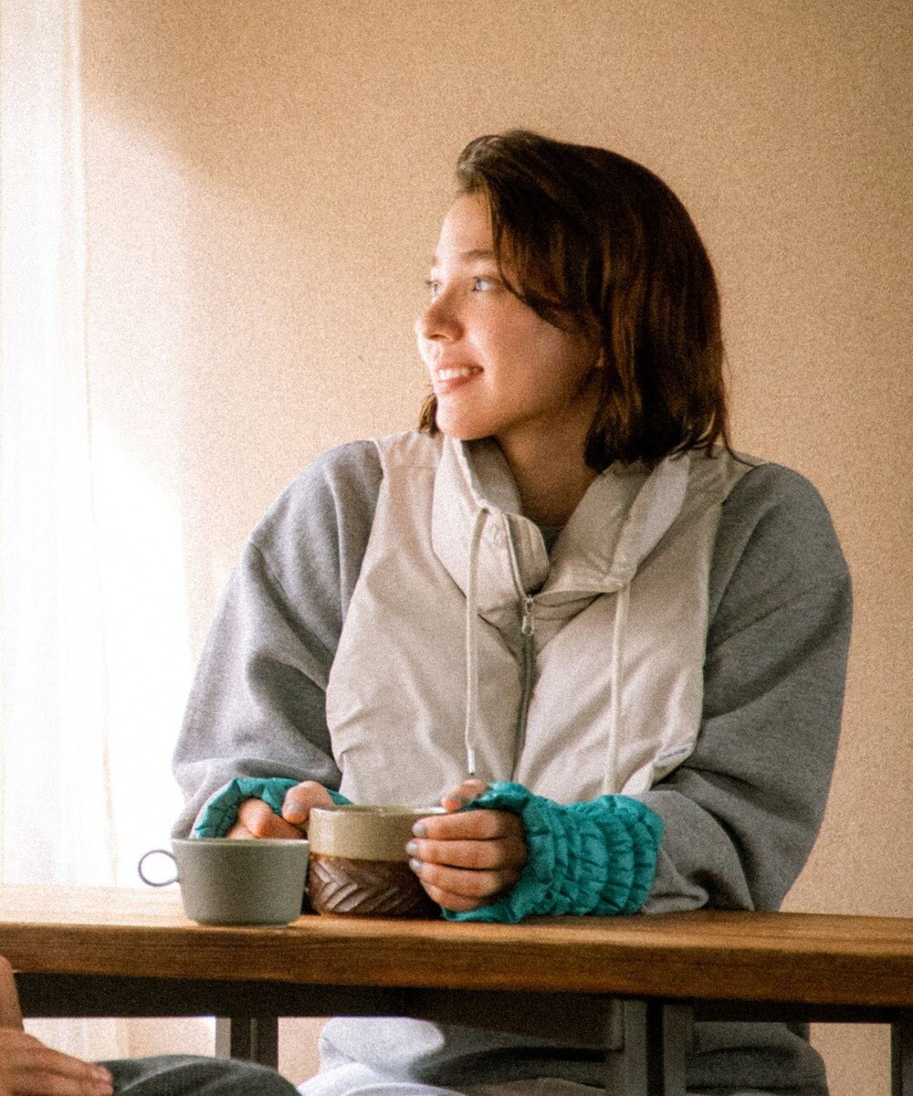 KWD 【日本製】STAND COLLAR DOWN PARTS グリーンダウン スタンドカラーダウンパーツ 