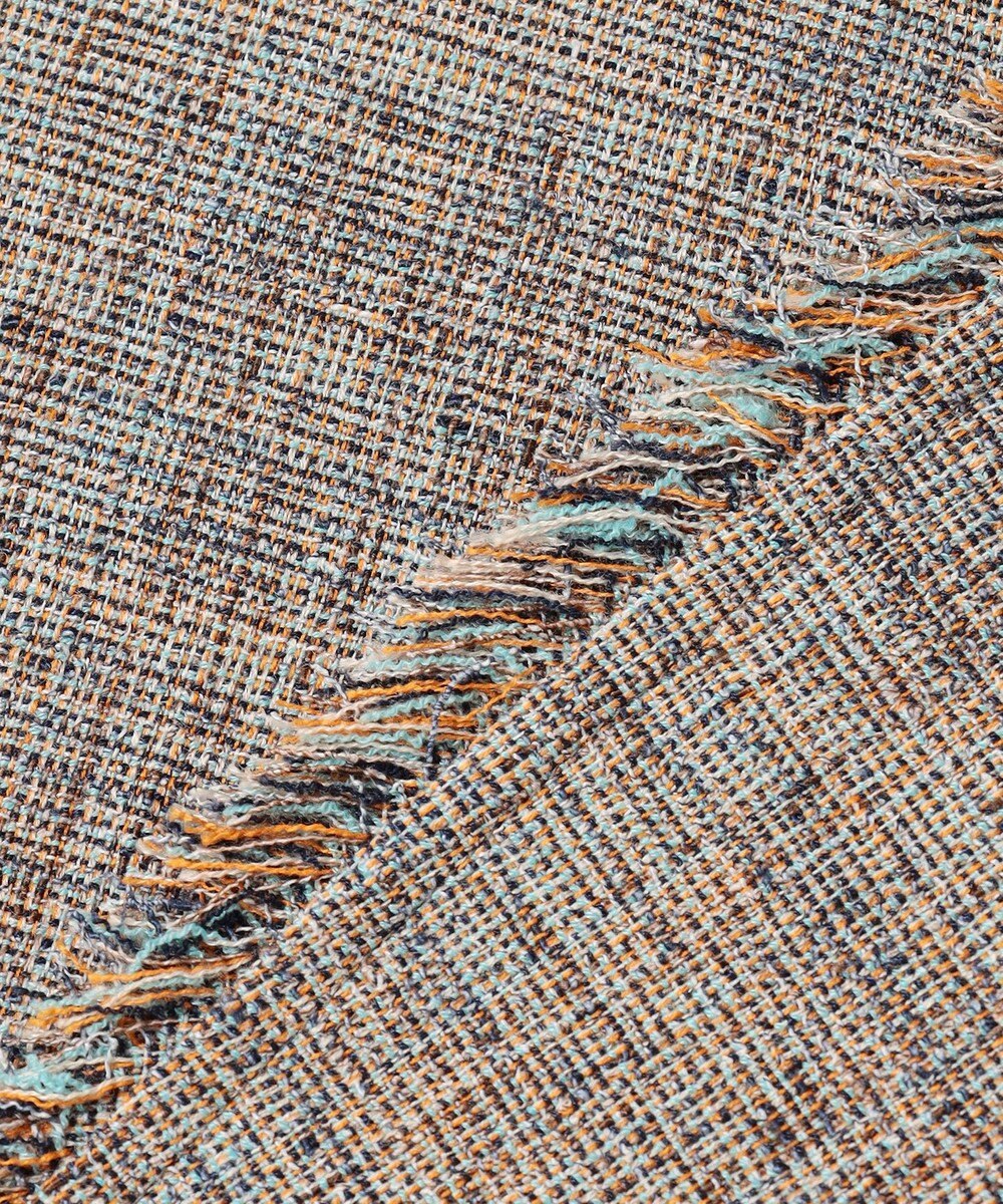 23区 【先行予約】リネンライクブッチャー フリンジノーカラージャケット 