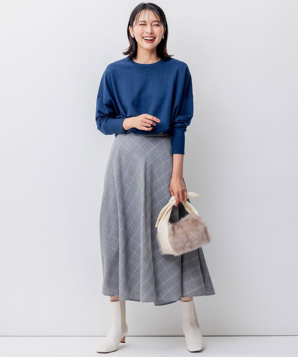 23区 フェイクファー2WAY ショルダー バッグ 