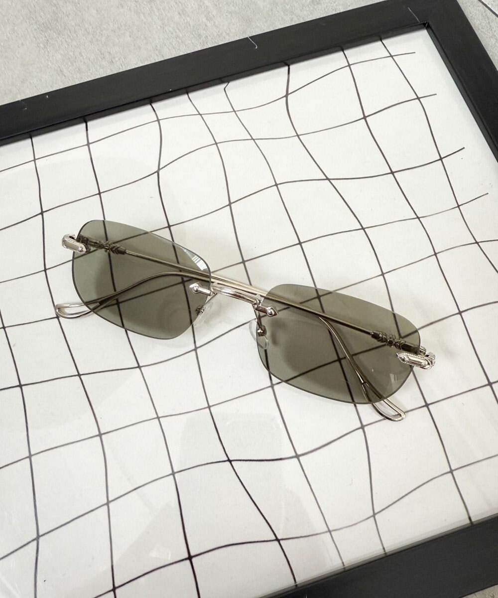 WEGO 【ユニセックス着用ITEM】リムレスカラーレンズデザインアイウェア 