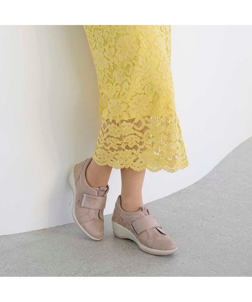 Riz raffinee <Riz raffinee>ヒールアップベルトスニーカー 