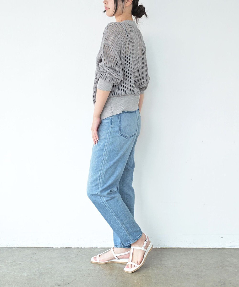 Pointer 日本製 本革ゴム仕様ストラップスクエアトゥサンダル 