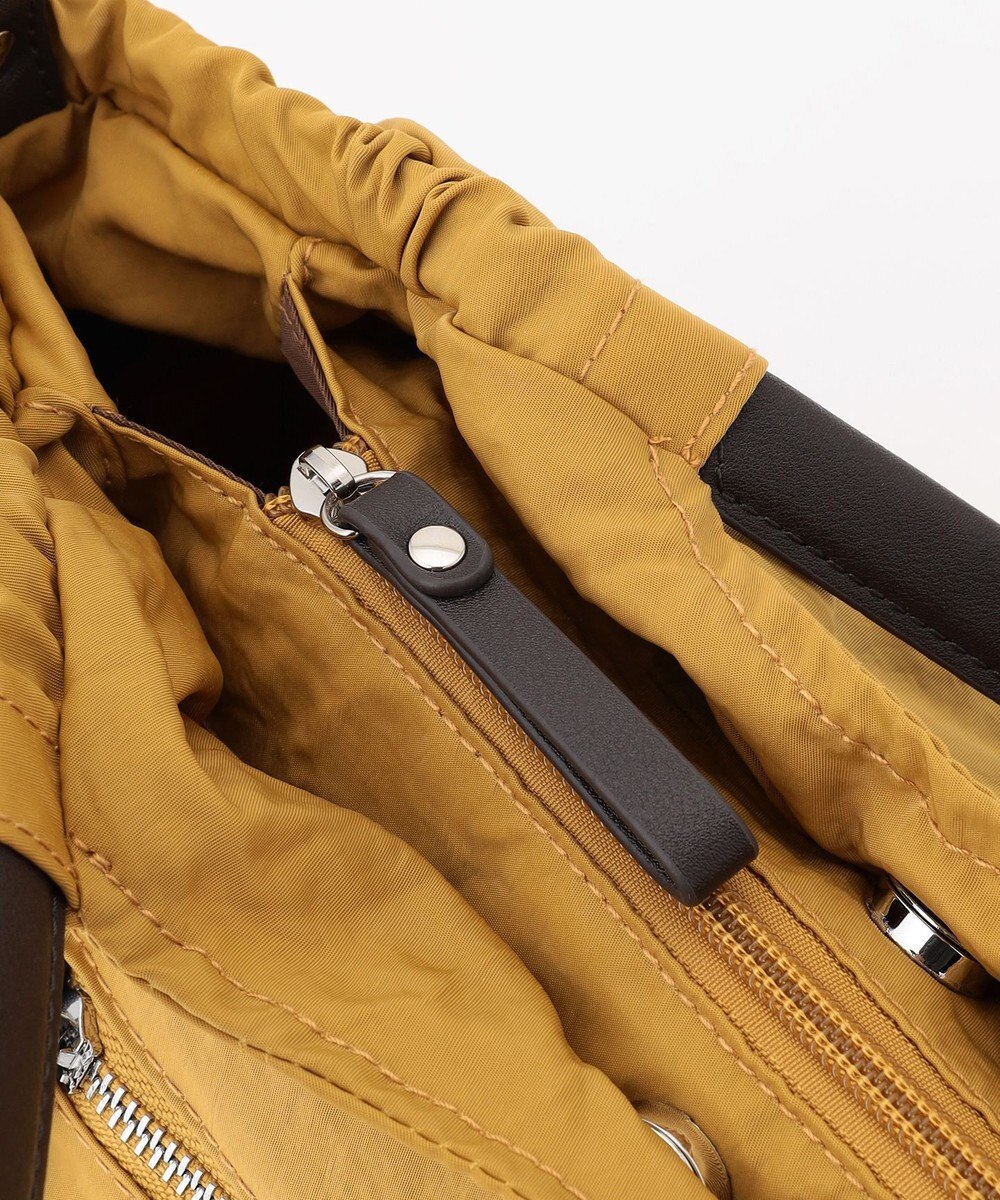 LA BAGAGERIE 【MONICA】サイドギャザー2WAYトートバッグ Sサイズ 