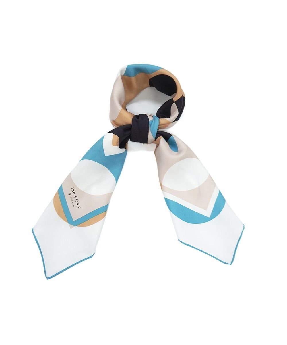 Marca ＜秋の新色！＞ 【the PORT by marca】LIGHT 大判 シルクツイル スカーフ 