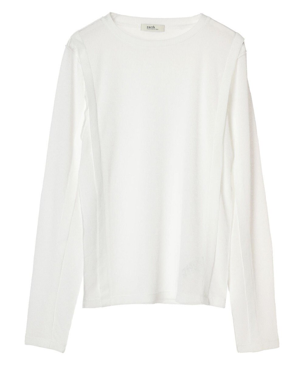 earth music&ecology シアーテレコプルオーバー 