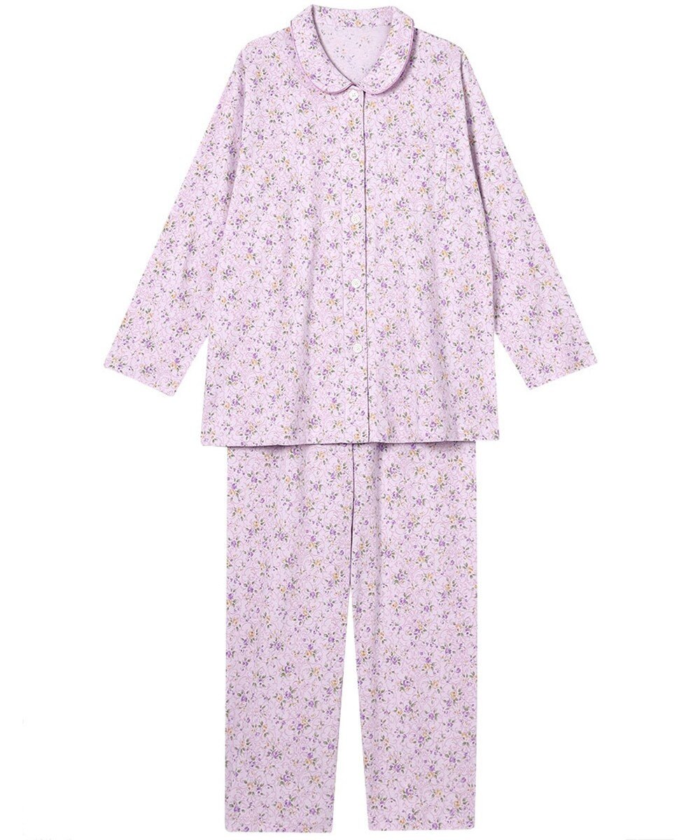 Wing パジャマ 長袖 長ズボン 綿100%(本体) レディース EP7040 ウイング／ワコール 