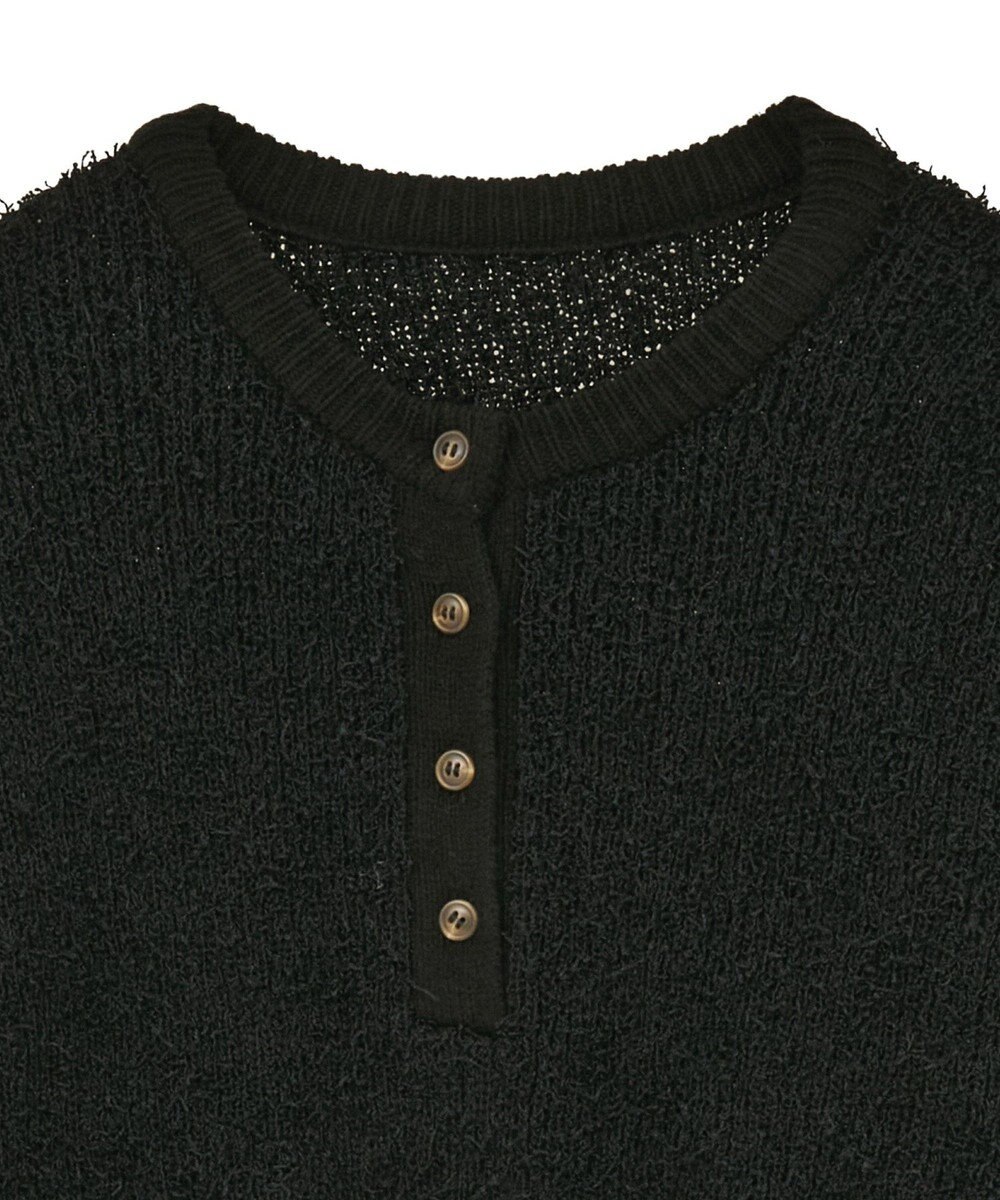 CRAFT STANDARD BOUTIQUE ネップヘンリーネックニットプルオーバー 