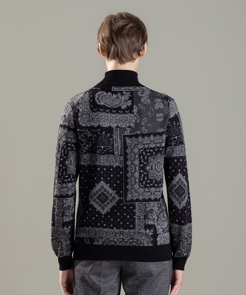 JOSEPH HOMME コラージュジャガード　タートルネック 