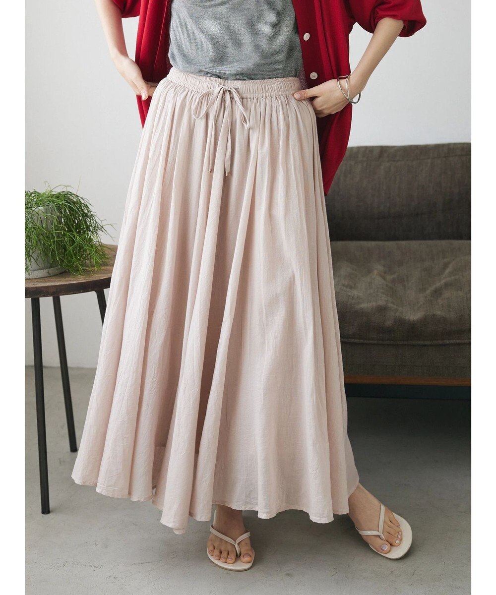 CRAFT STANDARD BOUTIQUE コットンボイルギャザースカート 