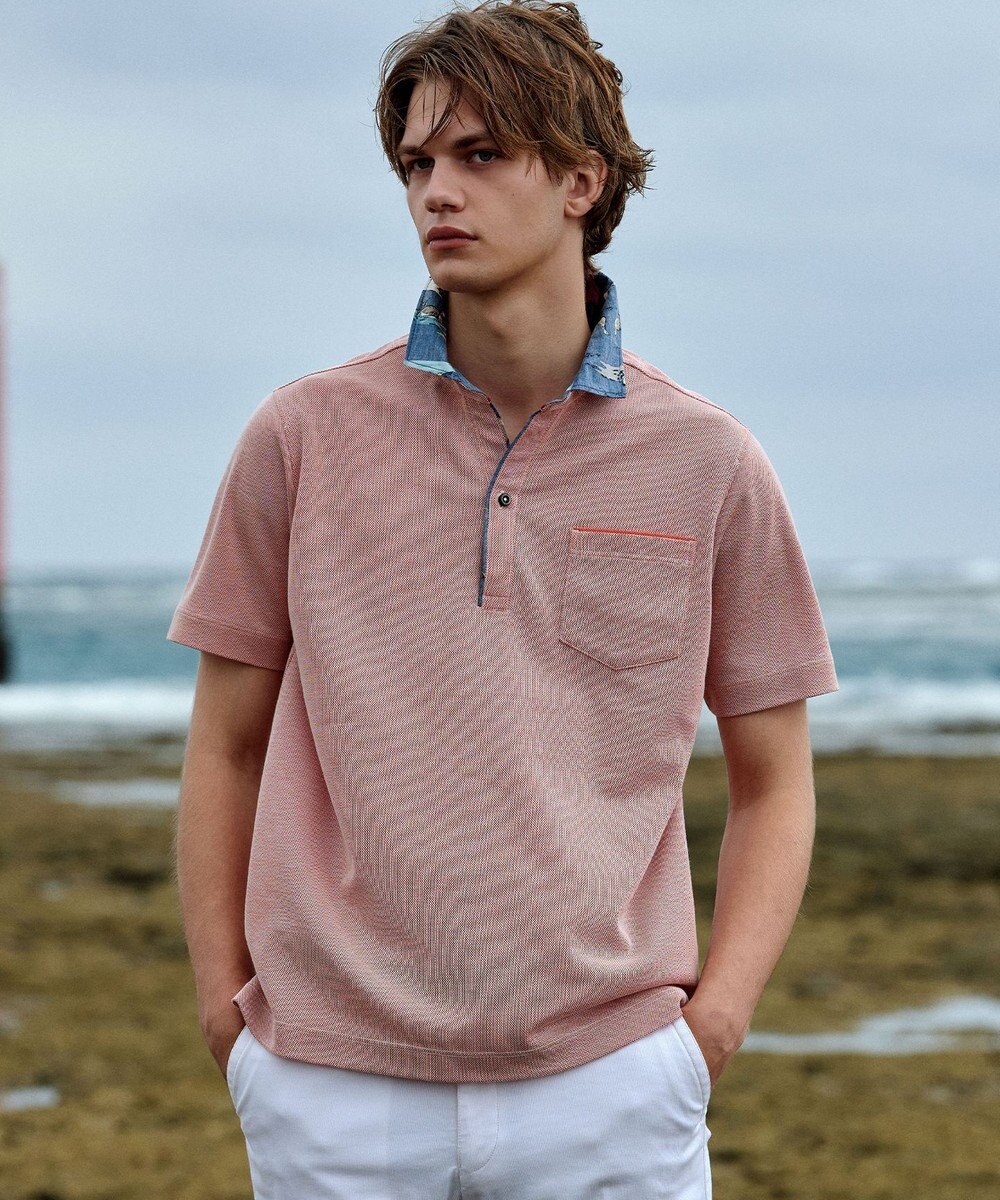 JOSEPH ABBOUD ギフトに！【老舗アロハブランドとコラボレーション】カハラ アロハ ダディ ポロシャツ 