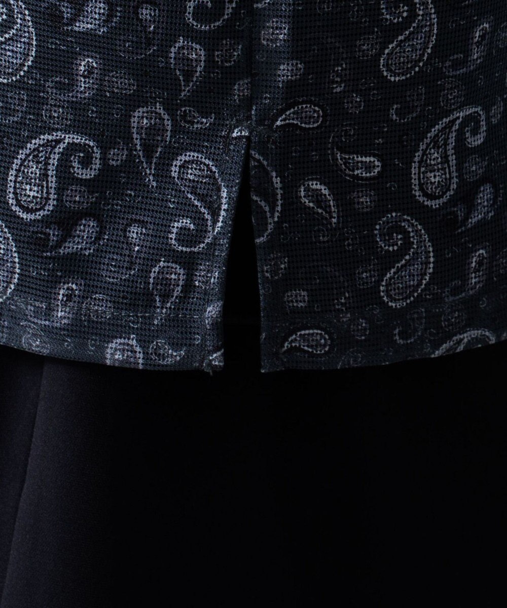 WEGO メッシュパターンオープンカラーシャツ（SS） 