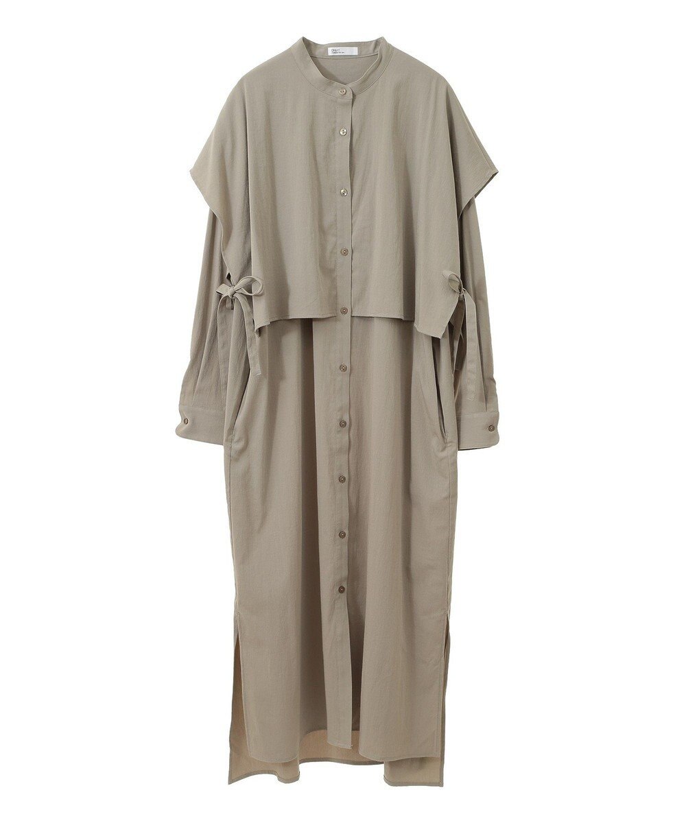CRAFT STANDARD BOUTIQUE レイヤード風シャツワンピース 