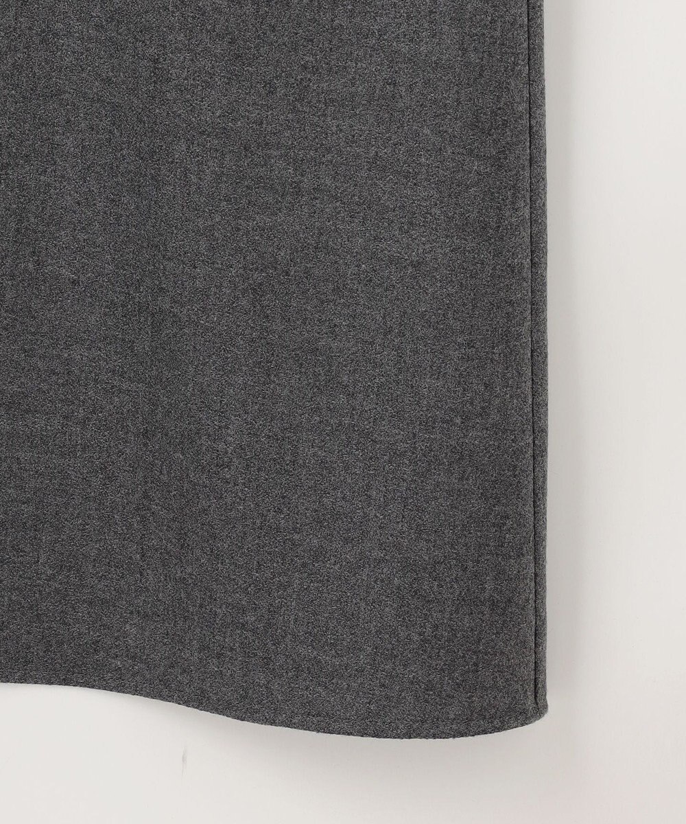 自由区 ウールジョーゼットシャツ ワンピース 