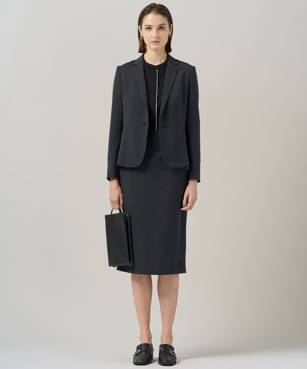 ICB 【UVカット・洗える】ウール2WAYストレッチ タイトスカート 