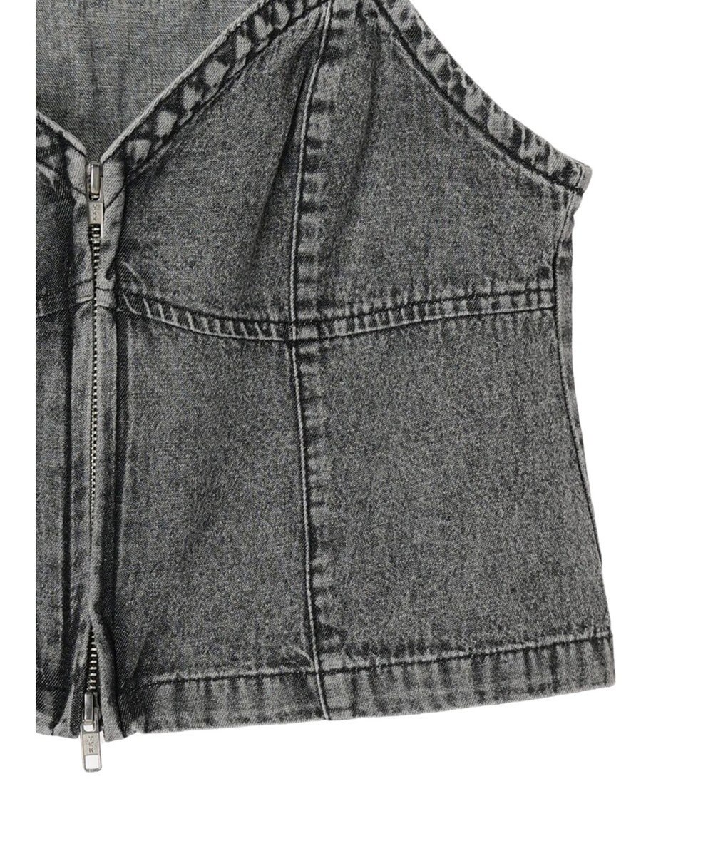 Green Parks ・ＥＬＥＮＣＡＲＥ　ＤＵＥ　Ｗ－ＺＩＰ　デニムキャミ 