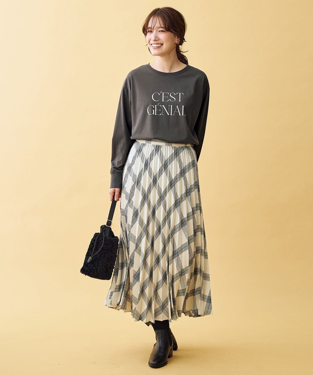 ANY ロゴロングスリーブTシャツ 