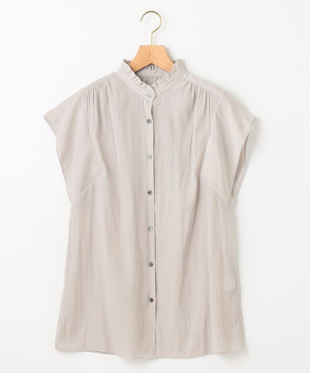 組曲 【大人気シリーズ】ギャザーライトデシン ブラウス 