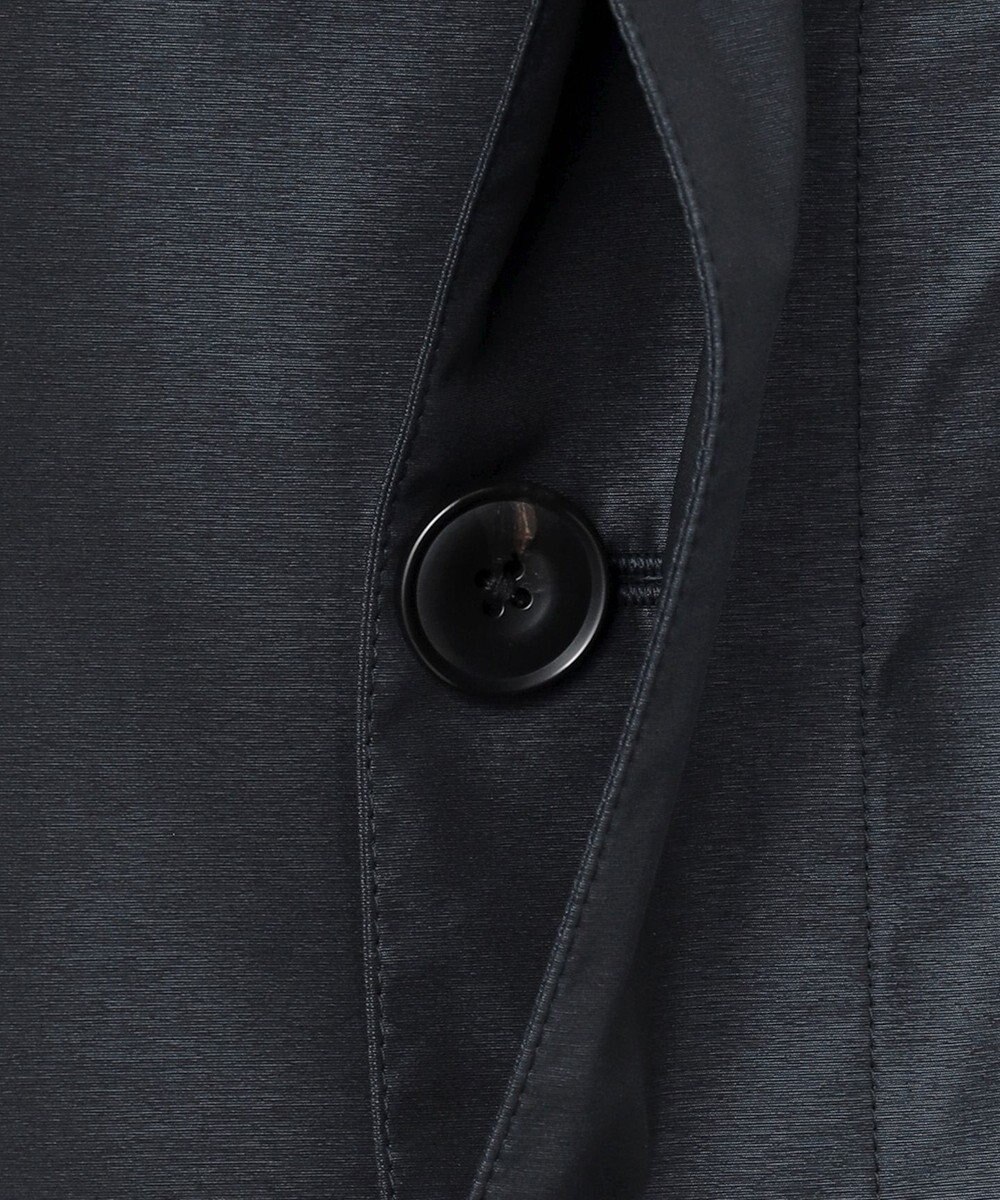 GOTAIRIKU ダウンライナー装着可【半裏仕様でより軽量】メランジシャンブレー ステンカラースプリングコート 