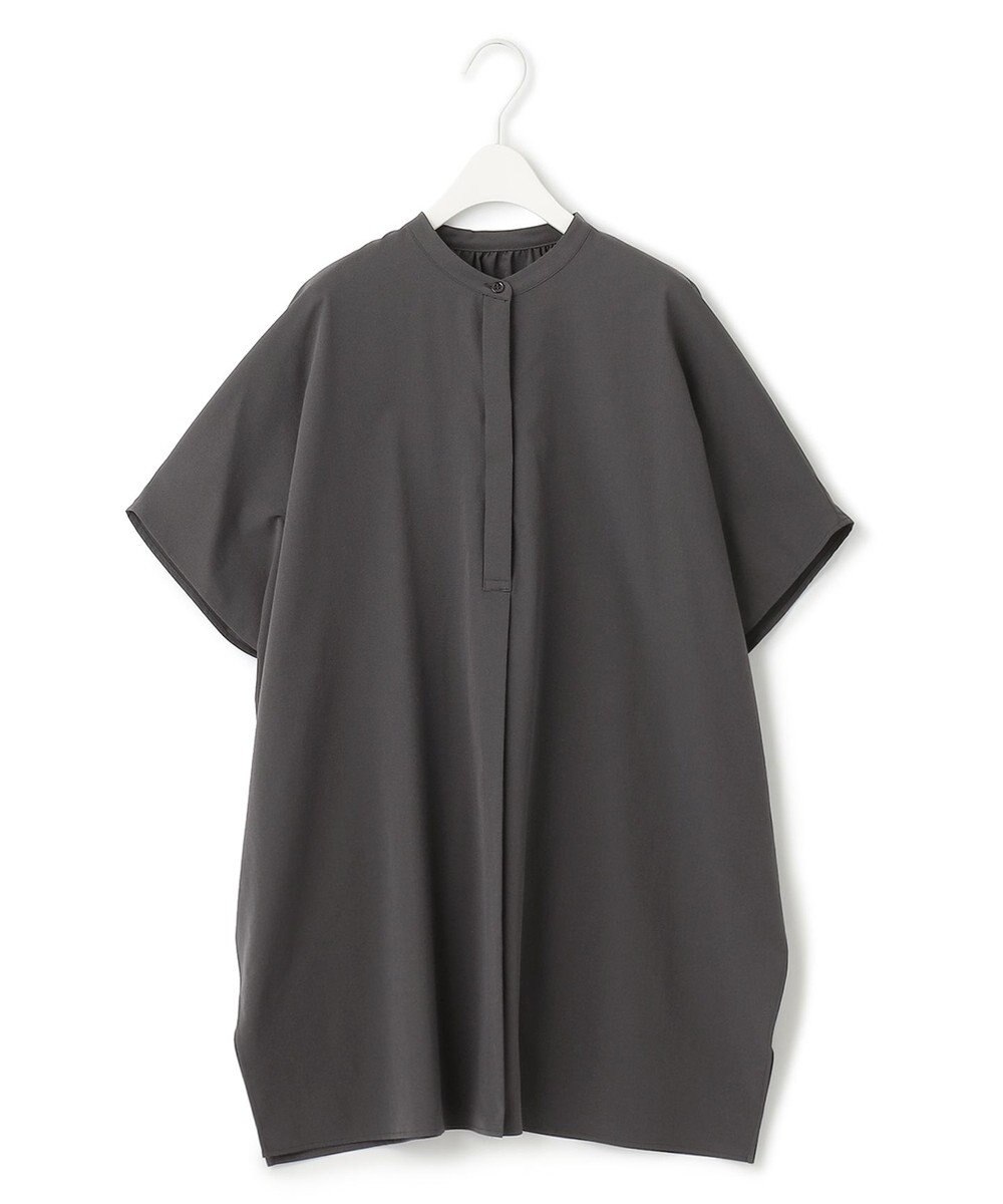 ICB 【洗える】ヴィンテージスパンブロード プルオーバーブラウス 