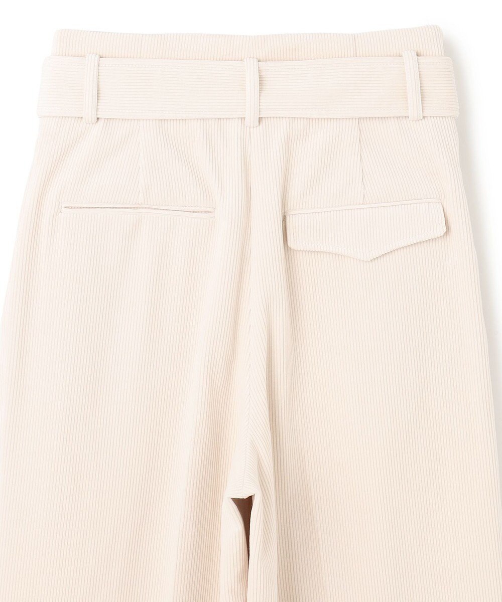 BEIGE， 【洗える】PASTEUR / ウエストベルト付きコーデュロイパンツ 
