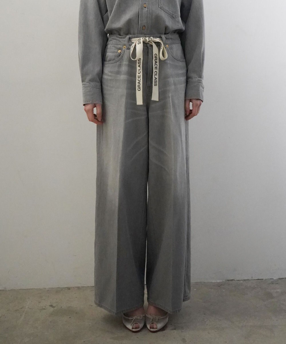 GRACE CONTINENTAL 10ozムラ糸デニムパンツ 