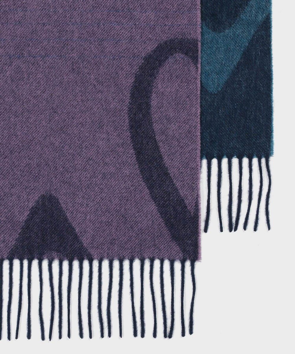 Paul Smith グラデーション ロゴ マフラー 