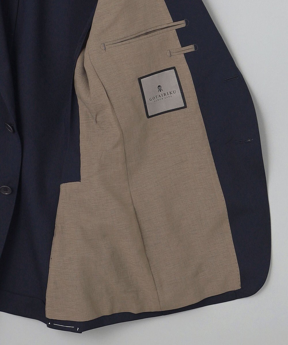 GOTAIRIKU セットアップ対応【防シワ/ストレッチ】ウォッシャブル ウールジャケット(24年モデル) 