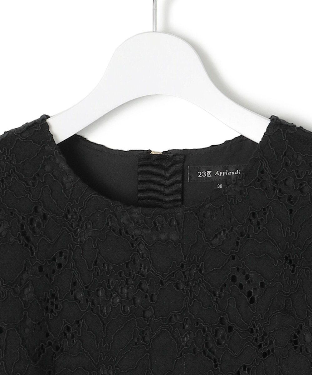 23区 S 【APPLAUDIR】シアーコンビ レースドレス 