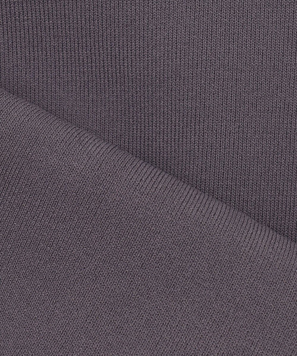 ANY SIS 【洗える】ハートネックファブリックコンビ ニット 