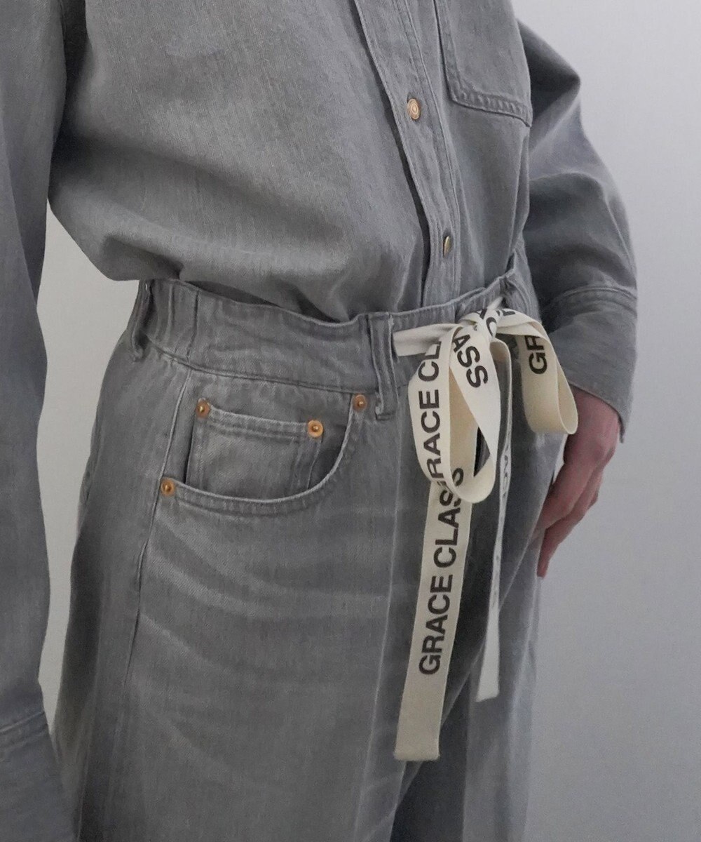 GRACE CONTINENTAL 10ozムラ糸デニムパンツ 