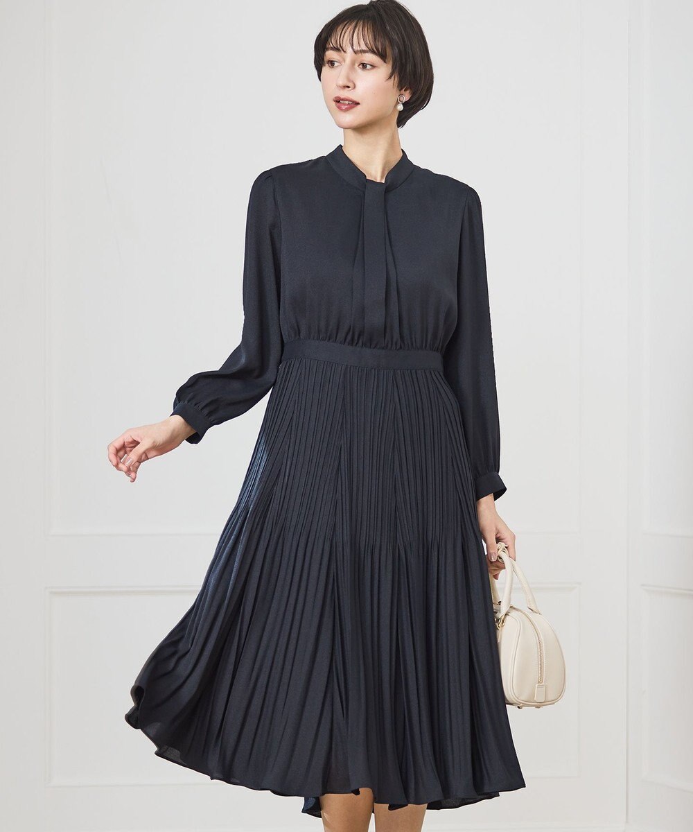 23区 S 【洗える】クリスタルアムンゼン ウエスト切り替え ワンピース 