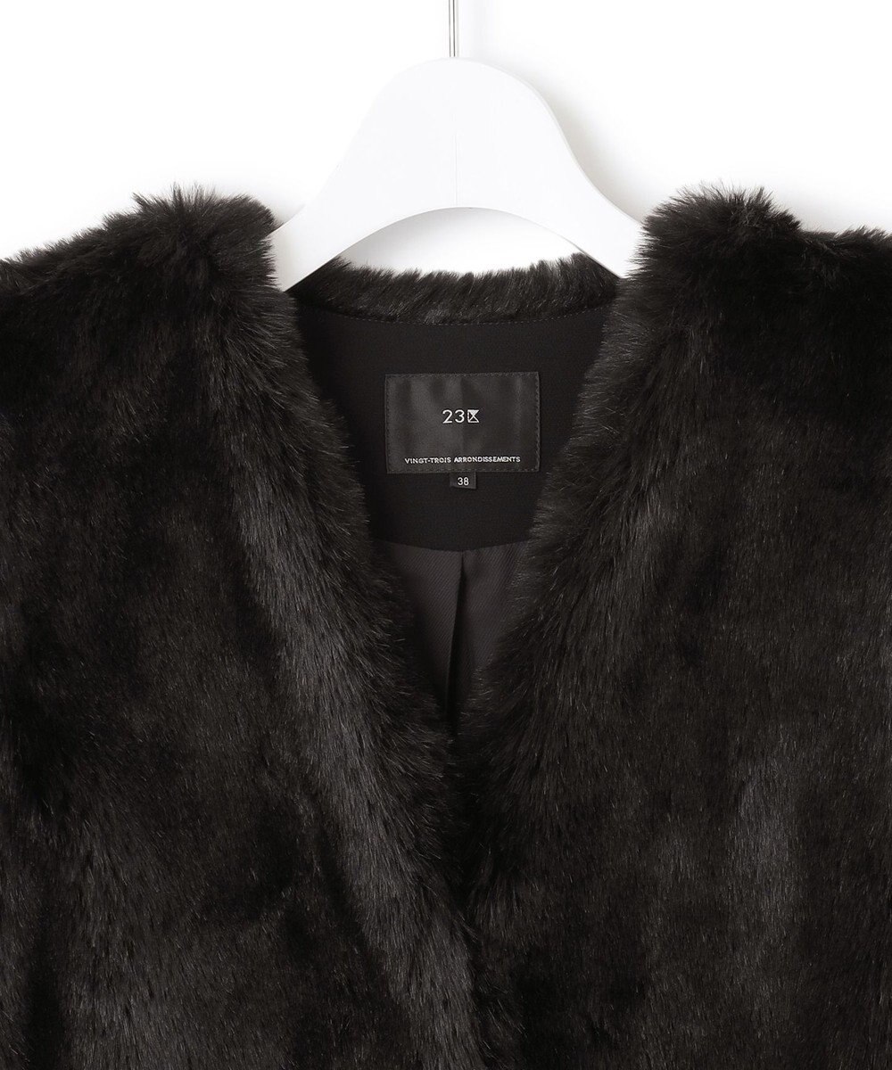 23区 ECOPEL エコファー コンビ ジレ 