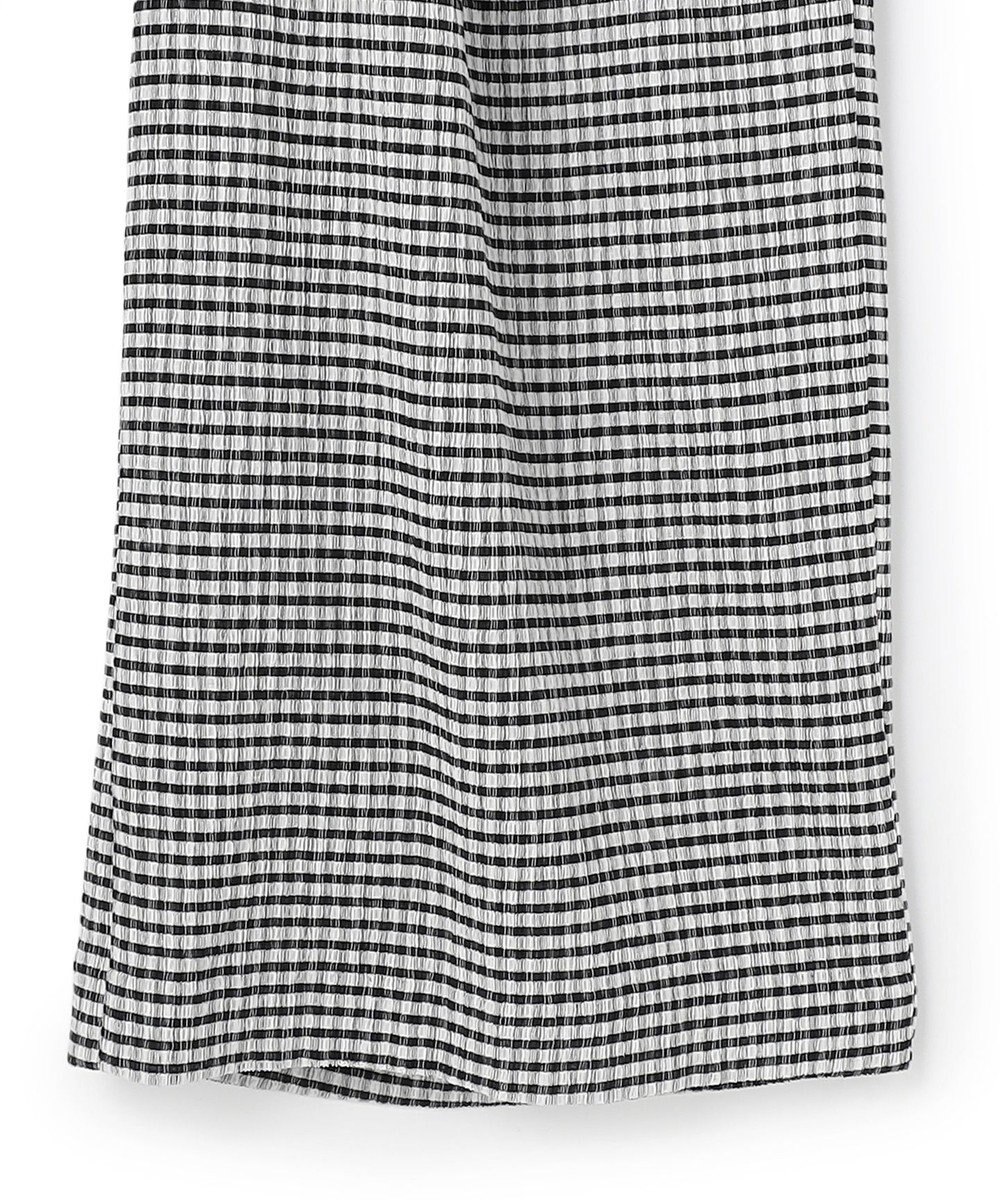 uncrave ギンガムチェック ワイドパンツ 